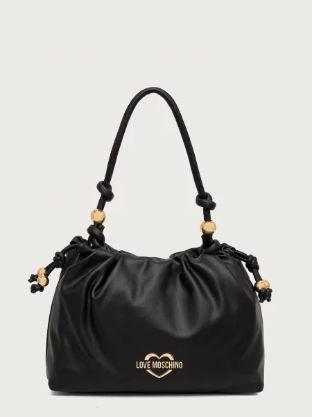 Love Moschino geantă pentru femei din piele negru