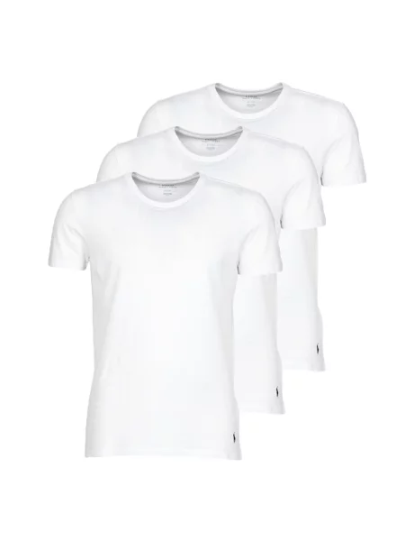 Majica Polo Ralph Lauren zajemalni vrat bela