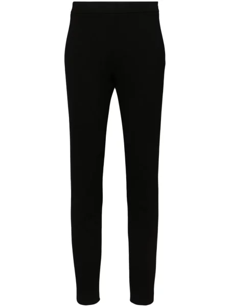 Pantaloni Fabiana Filippi din jerseu negru