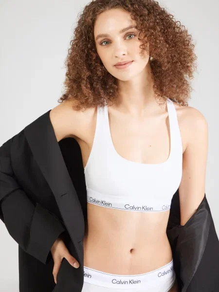 Calvin Klein Underwear Sutien bleumarin / negru alb