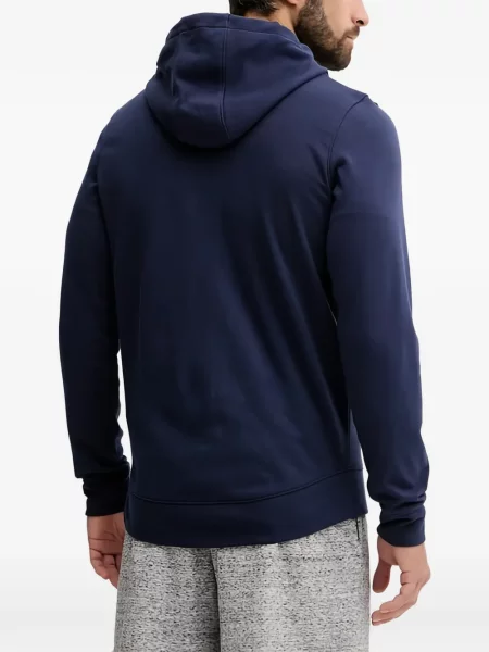 Hanorac cu glugă Under Armour cu autograf albastru