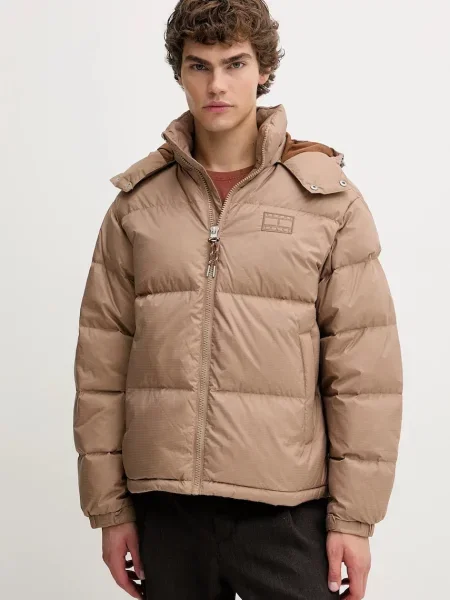 Дънково яке Tommy Jeans бежово
