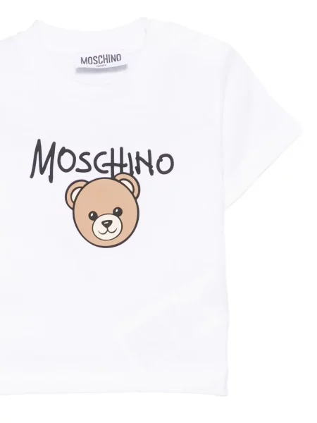 Koszulka dziecięca Moschino biała