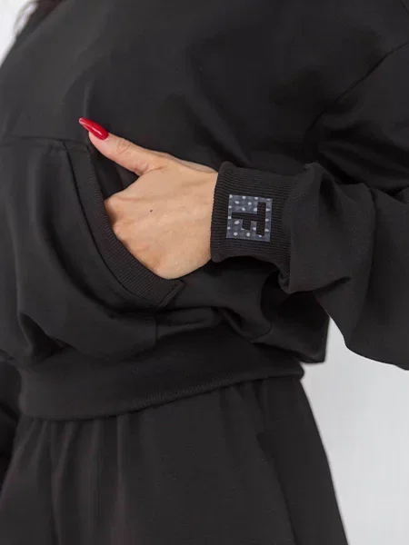 Спортивный костюм Totalfit с капюшоном черный