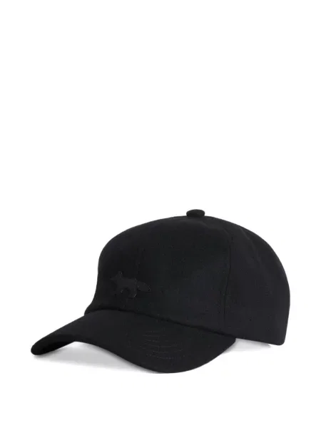 Căciulă Maison Kitsune cu imagine negru