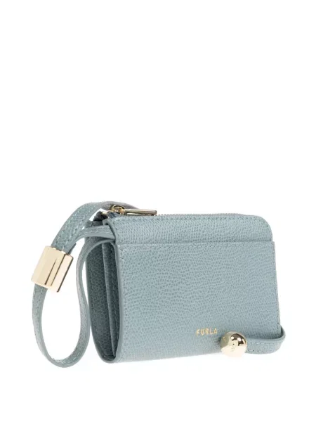 Portofel Furla cu autograf albastru