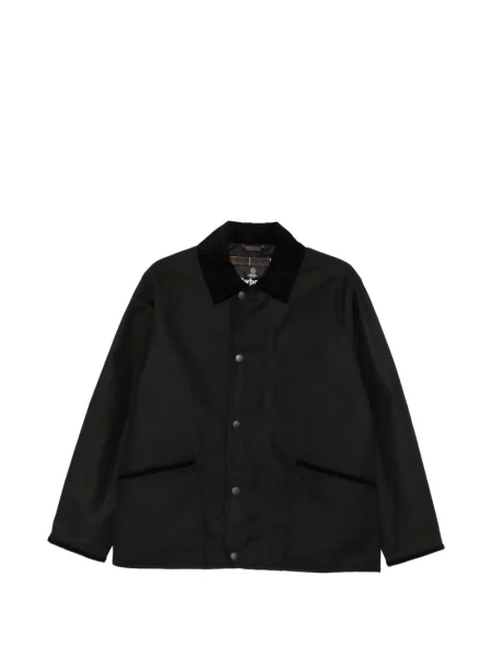 Gulerat ceruit geacă Barbour de catifea cord negru