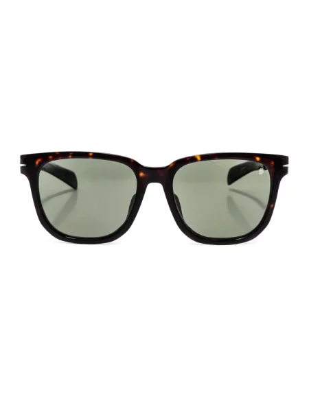 Okulary przeciwsłoneczne Eyewear By David Beckham klasyczne brązowe