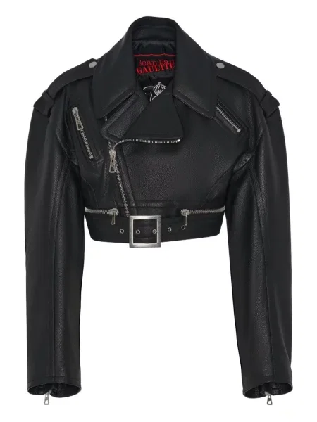 Decupat geanta de piele Jean Paul Gaultier negru