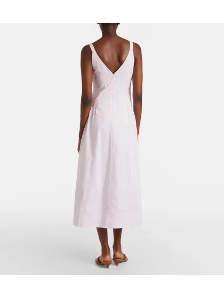 Rochie midi Posse din poplin roz