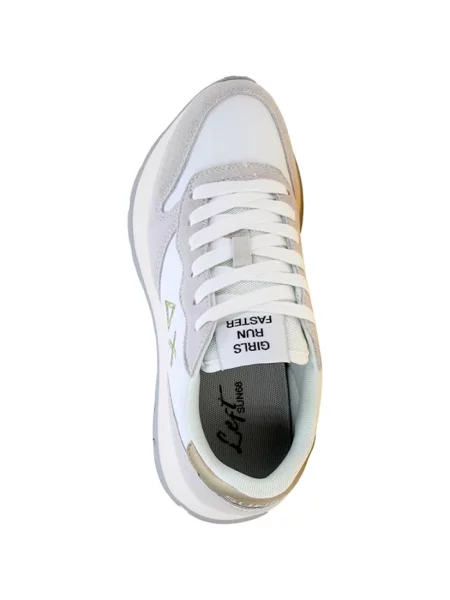 Sneakersy Sun68 skórzane casual białe