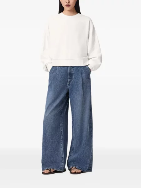 Lung tricou Allsaints alb