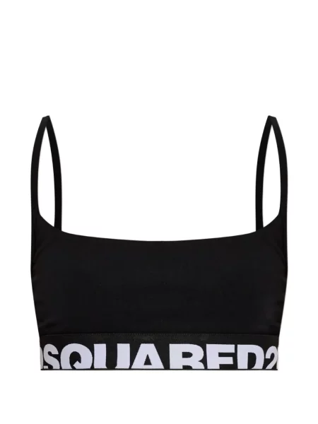 Sutien Dsquared2 cu autograf negru