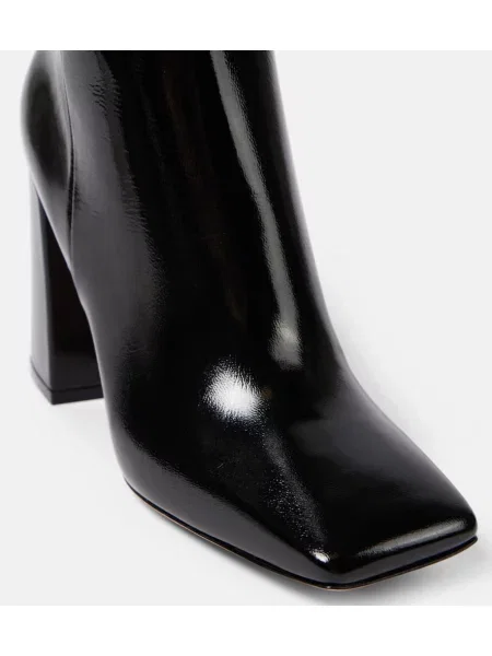 Cizme Gianvito Rossi din piele de lac negru