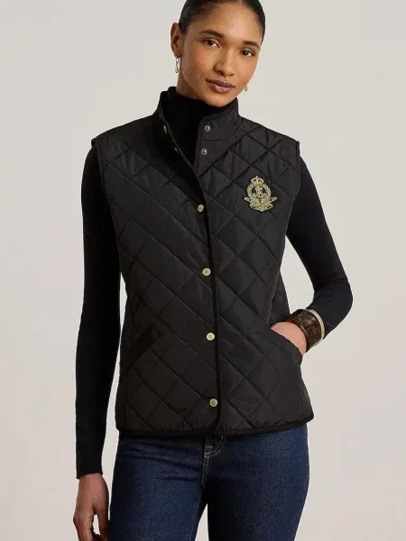 Lauren Ralph Lauren vestă pentru femei negru