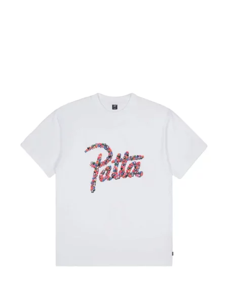 Scurt tricou Patta alb