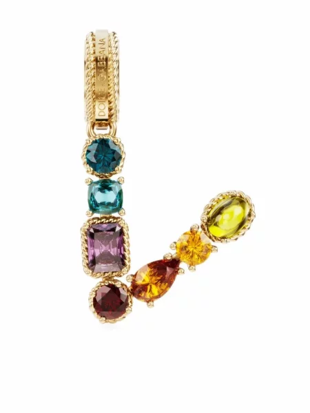 Pandantiv Dolce & Gabbana Rainbow cu strasuri galben