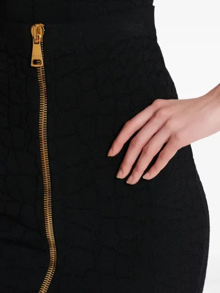 Fusta mini Balmain negru
