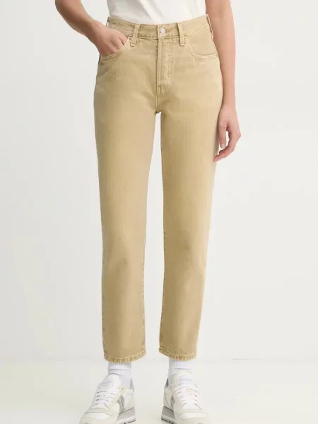 Cropp blugi Levi's® cu talie înaltă verde