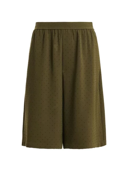 Stras pantaloni scurți Essentiel Antwerp verde