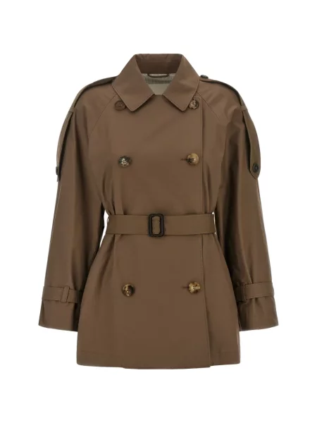 Къс тренчкот Max Mara кепър кафяво