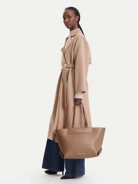 Torbica Armani Exchange Svijetlo smeđa