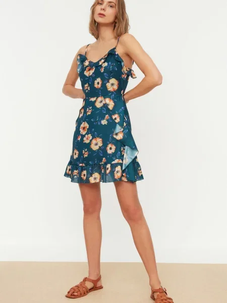 Sukienka mini Trendyol niebieska