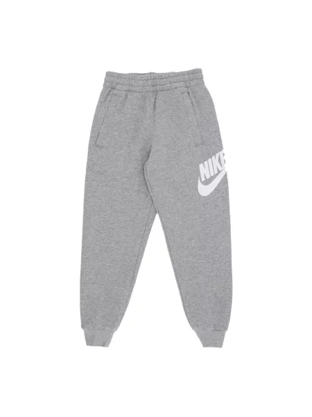 Spodnie dziecięce Nike Club Fleece dark grey heather/base grey/white szare