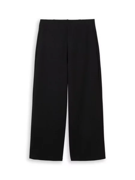 Παντελόνι Tom Tailor Denim μαύρο