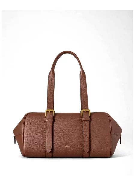 Remenčić shopper torbica Mulberry sa kopčom smeđa