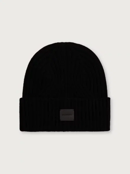 AllSaints Căciulă Margo cu adaos de lână negru