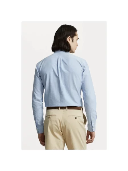 Polo Ralph Lauren Koszula Cupdppcs Błękitny Custom Fit niebieska