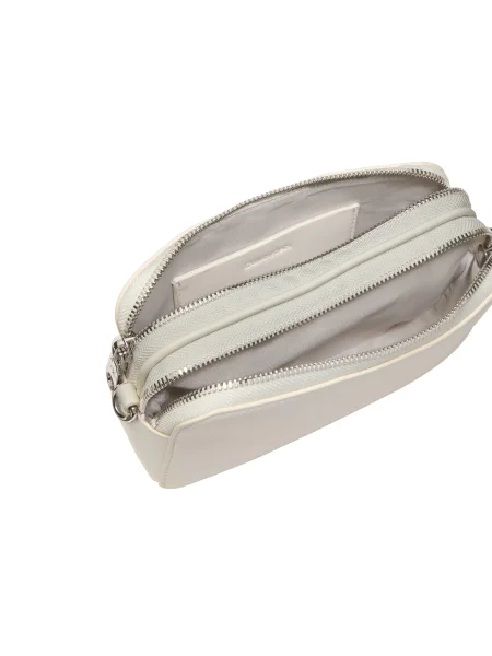 Calvin Klein Geantă Webbing Double Strap Camera Bag alb