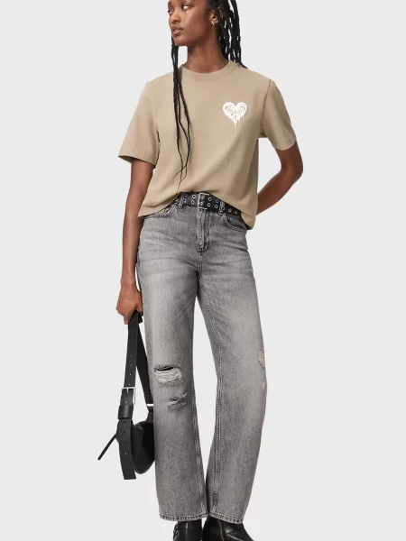 Футболка Allsaints бежева