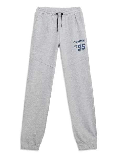 4F Junior Pantaloni sport albastru marin / deschis gri