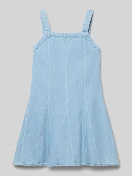 Rozkloszowana dżinsowa sukienka z czystej bawełny model GODET' Levi's