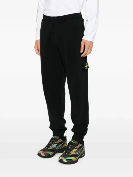 Τρέξιμο παντελόνι Stone Island πέτρες μαύρο