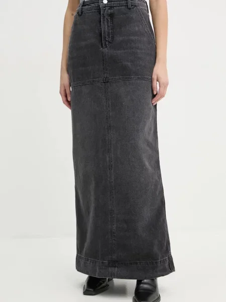A.L.C. spódnica jeansowa Hunter szara