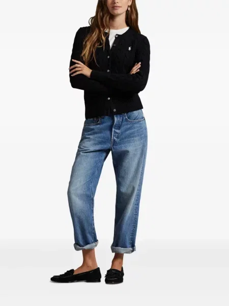 Șapcă Polo Ralph Lauren de mătase cu broderie cu dungi negru