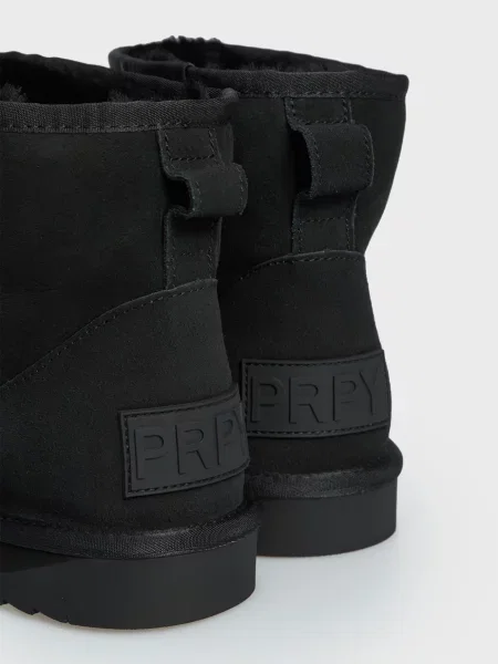 Замшевые сапоги Prpy черные