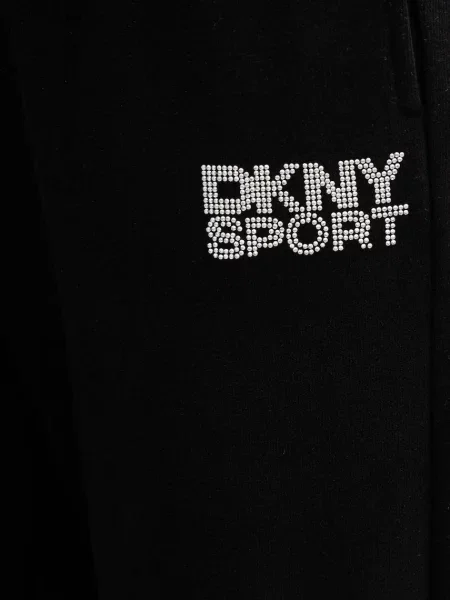 Спортивні штани Dkny з аплікацією чорний