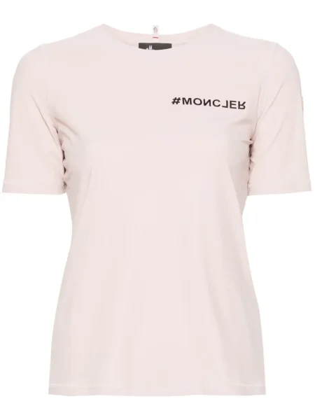 Majica Moncler Grenoble od jersey ružičasta