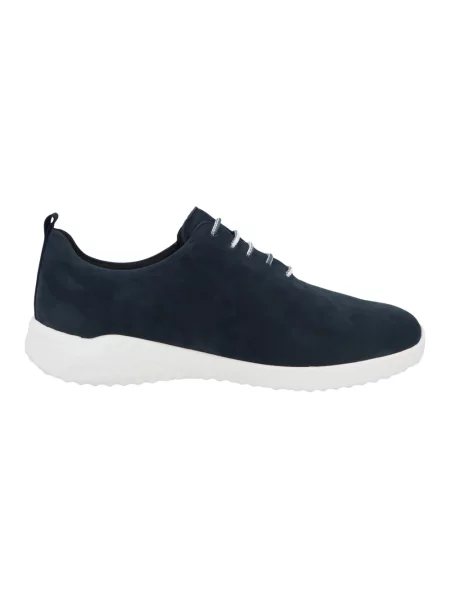 Sneakersy Solidus skórzane niebieskie
