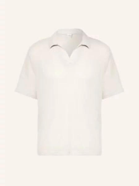 Calvin Klein Dzianinowa Koszulka Polo beige beżowe