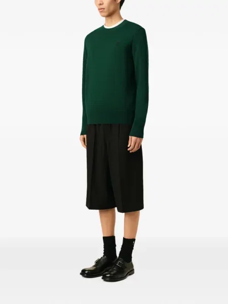 Pulover Ami Paris de lână verde