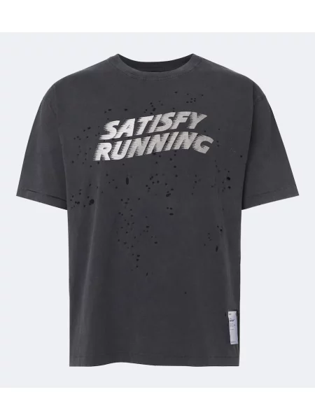 Tricou Satisfy cu imagine negru