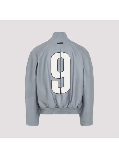 Kurtka skórzana Fear Of God szara