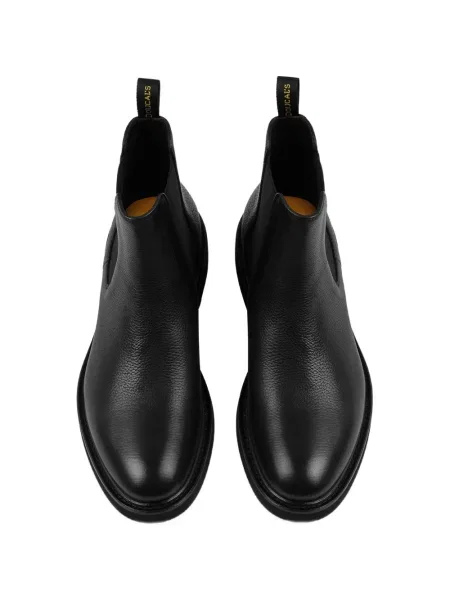 Botine Doucal's din piele negru