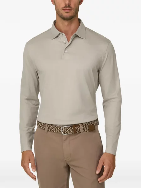 Tricou polo Boggi Milano de mătase