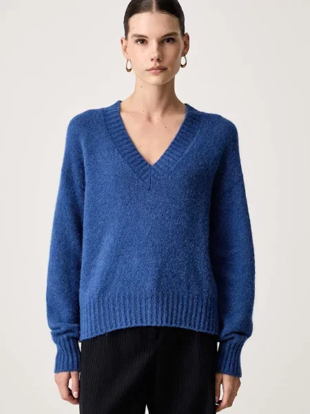 Pulover Weekend Max Mara de lână albastru